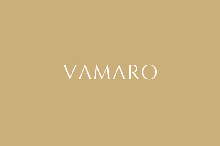 Vamaro Schriftzug Gold