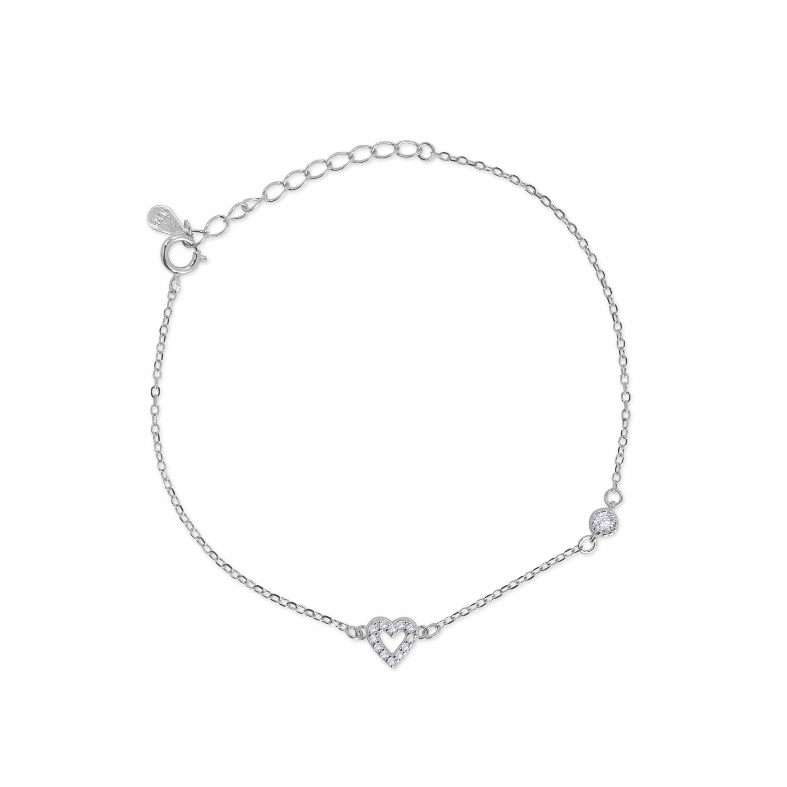 Herz Armband Silber