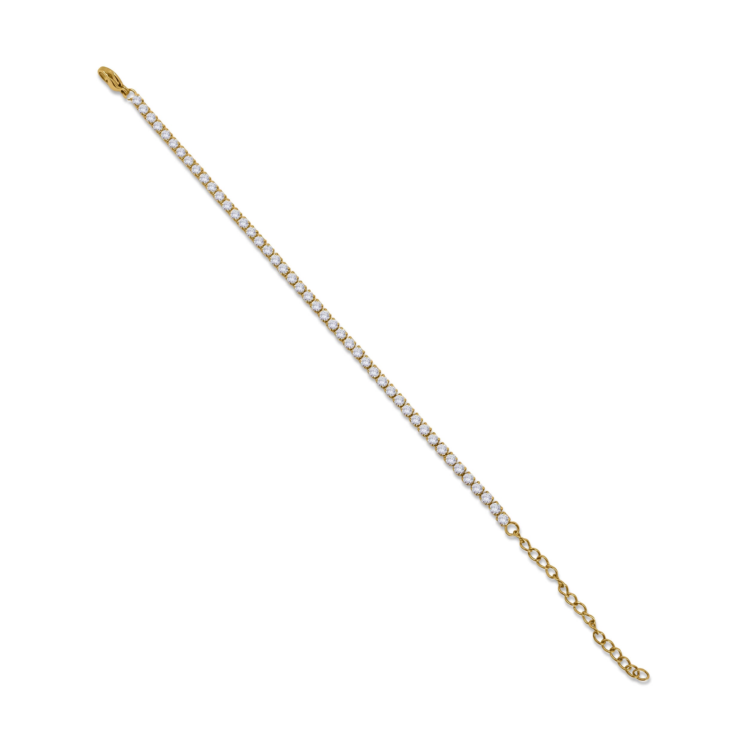 Tennis Armband Gold Offen