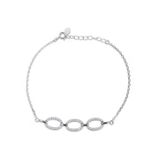 Dreiklang Armband Silber